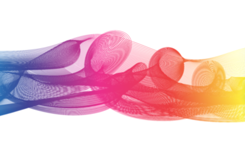 Illustration in Regenbogenfarben, die an Rauch erinnert. | © pixabay