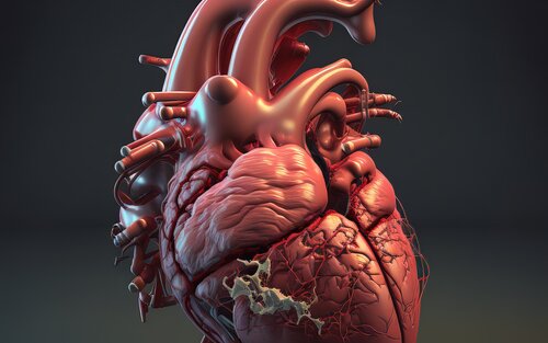 Modell des menschlichens Herzens. | © pixabay