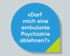 Sprechblase mit der Frage: "Darf mich eine ambulante Psychiatrie ablehnen?" | © Stiftung MyHandicap / EnableMe