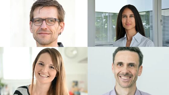 Fachexpert*innen Lukas Fischer, Tamara Weber, Pascal Güntensperger und Stephanie Fritschi | © EnableMe