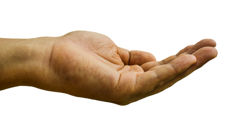 Foto einer offenen, leeren Hand. | © pixabay